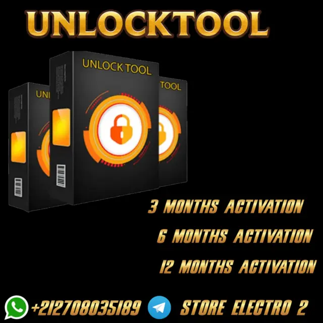 Unlock Tool New/Renew License for 6 Months Delivery Time Instant