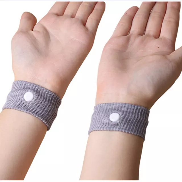 2X Anti Nausea Travel Sickness Band Korjo Motion Sea Plane Car Sick Wristband JU