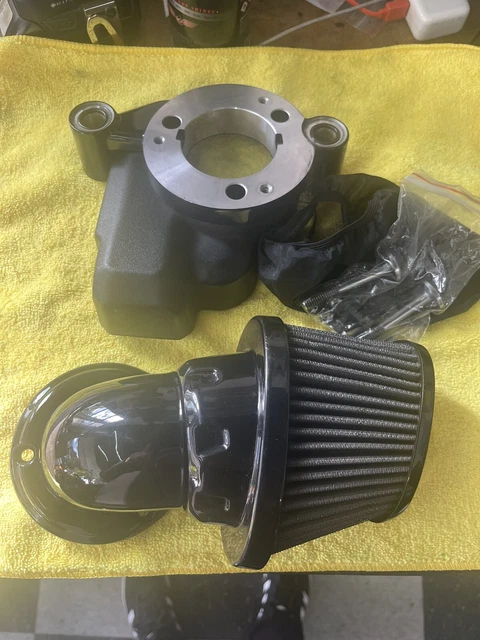 GENUINE 29400263 HARLEY-DAVIDSON Heavy Breather Air Cleaner Black M8 ...