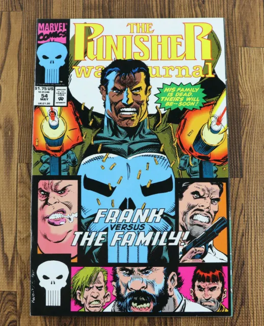 1993 Marvel Comics The Punisher War Journal #54 Vol 1 NM/M