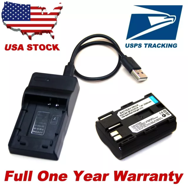 Battery / USB Charger For BP-511A Canon PowerShot G1 G2 G3 G5 G6 Pro 1 Pro 90 IS