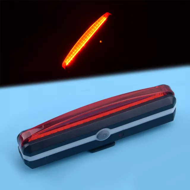 Red Rear Tail Bike Bicycle Cycling Back Warning Light Lamp LED USB Waterproof