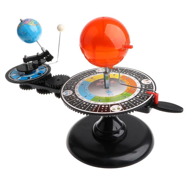 TEACHING SOLAR SYSTEM Model Sun Earth Moon Model Orbital Model for Kids ...