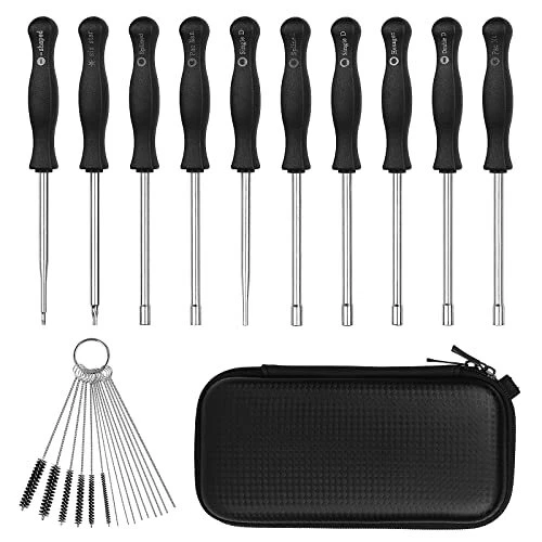 Lot de 10 tournevis de nettoyage pour carburateur 2 cycles - Pour réglage de car