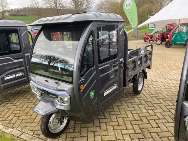GREEN SPEED Cargo Premium 3-Rad Pritsche Kabinenroller Lastendreirad Grand Extra