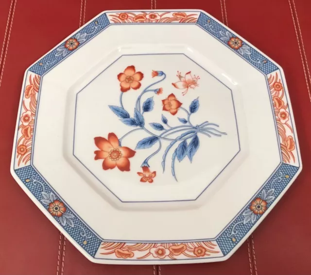 Fitz & Floyd Porcelain “Jardin de Chine” Dinner Plate Made in Japan 1976 10-1/8"