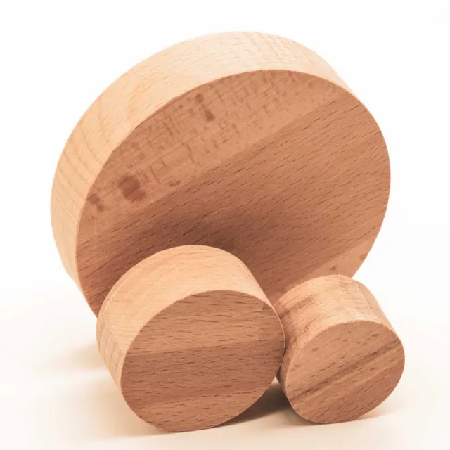Buche Rund Scheibe Leimholz 18/27 mm - Basteln Platte Holz Zuschnitt nach Maß 6