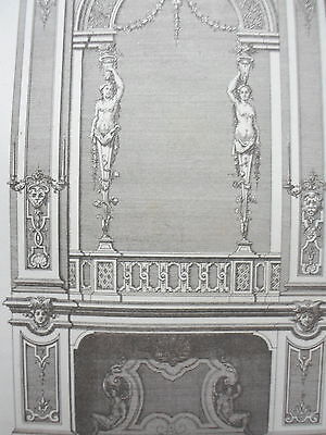 Fenetre Chambre Maison CHARTRES HENRI IV GRAVURE décoration ADAMS MEUBLE XIXéme 