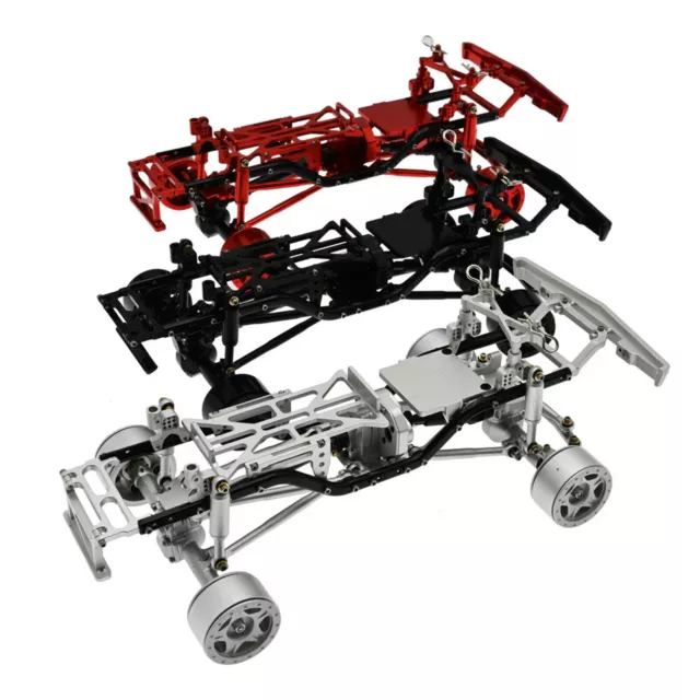 Aluminium Karosserie Rahmen Chassis Kit für 1:24 Axial SCX24 C10 RC Crawler Car