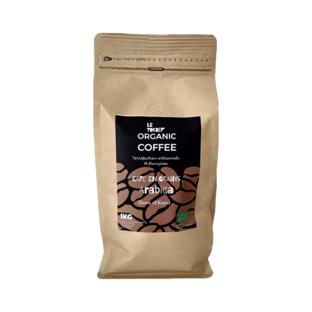 Café 100% Arabica en grains