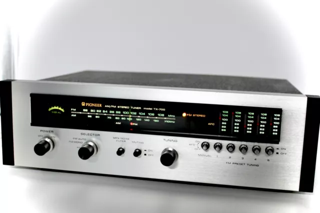 Sintonizador estéreo PIONEER TX-700 AM/FM (1970)