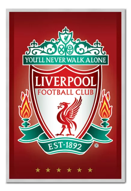 FRAMED Liverpool FC Crest Poster Official Licensed 26x38" | UK Seller 2