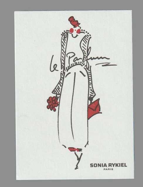 Advertising card - advertising card - Sonia Rykiel's Le Parfum double-sided