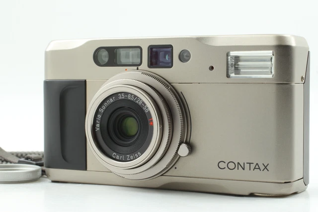 [Near MINT] Contax TVS Point & Shoot 35mm Film Camera with strap From JAPAN