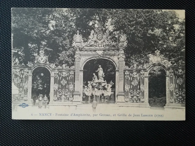 CPA 54 NANCY - Amphitrite Fountain by Guibal and Grill by Jean Lamour