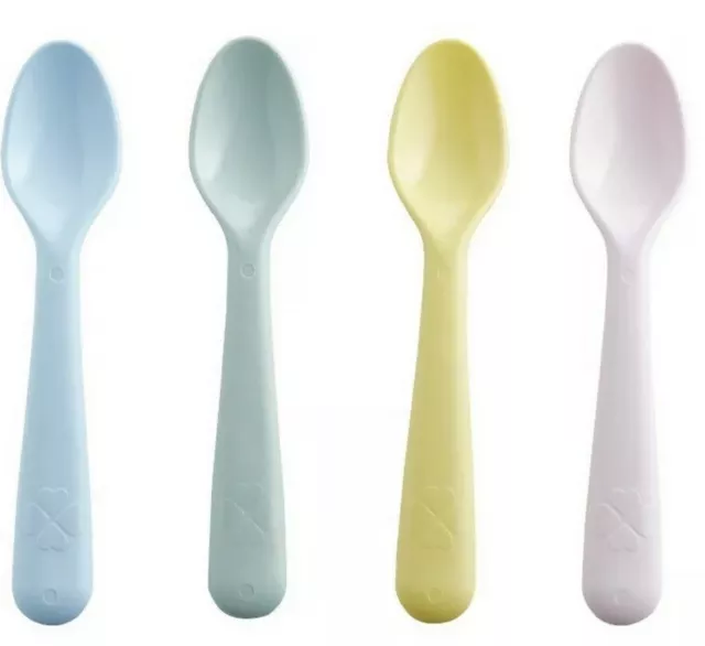 5 paquets Ikea Kalas 4 x cuillères en plastique pour enfants couleurs pastel vaisselle 3