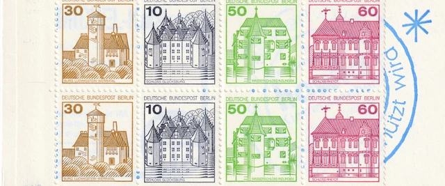 Berlin Markenheftchen MH 12 ca OZ ** postfrisch - Burgen und Schlösser, 1980
