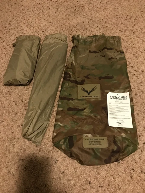  LITEFIGHTER 1 Individual Shelter System 1 Man Tent Multicam with extra parts !!