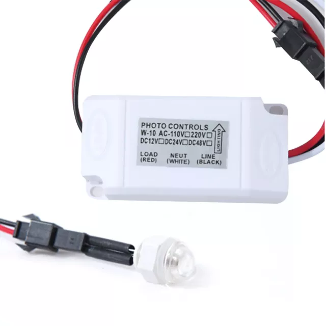 IP44 DC12V 24V 220VAC Mini Light control Photo Sensor Switch Rainproof for Lamps