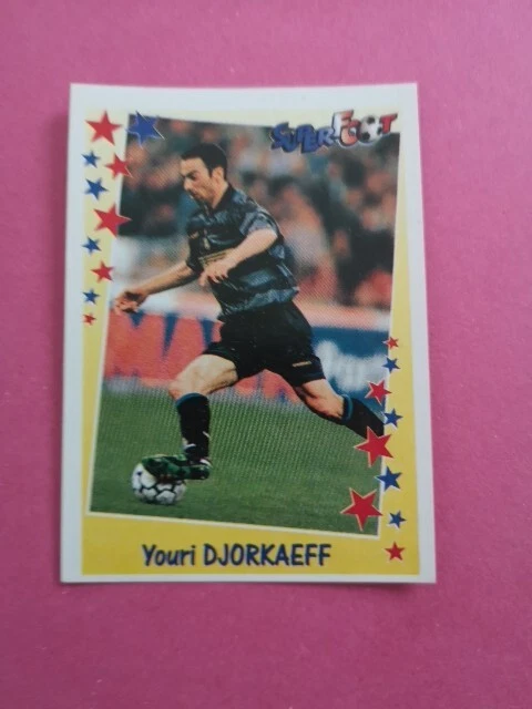 Sticker Panini TOTAL WC 98 - Youri Djorkaeff équipe De France N°K - Rare Mint