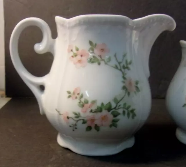 Vintage  MITTERTEICH Bavaria CHARMING BARBARA Creamer and Sugar Bowl Germany 2