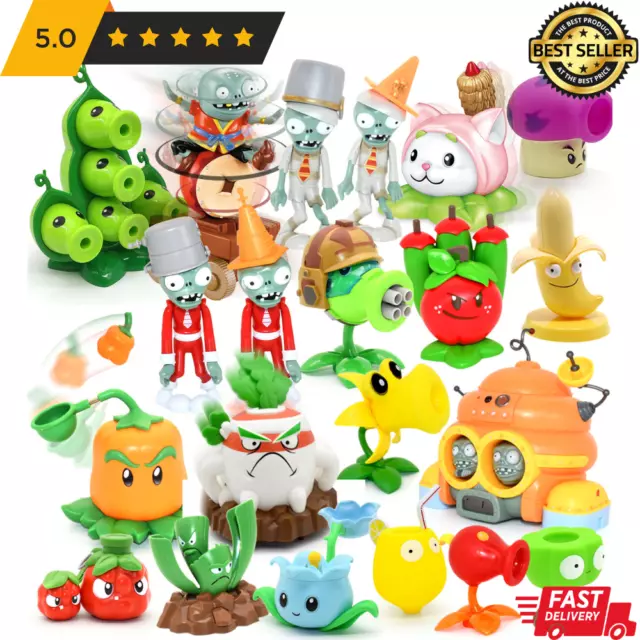 Figura de Acción Plants vs Zombies Amine Regalo Juguetes Set PVC Peluche Juguete Suave Juego para Niños