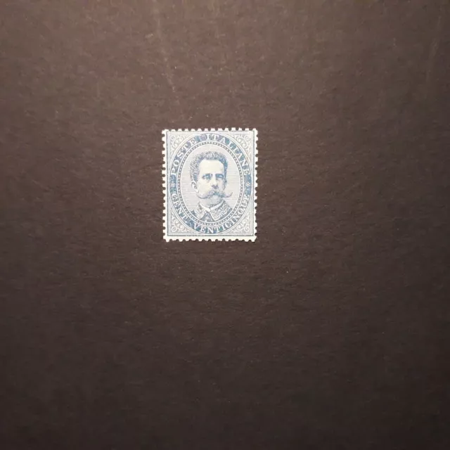 Italia Regno 1879/ Effigie Di Umberto I° - 25 C. Azzurro, Linguellato Mh*