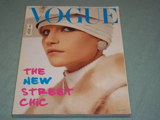 2002 November Vogue Italia Magazine - Missy Rayder - High End Fashion - L 3512