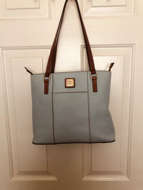 Dooney & Bourke  Teal Pebble Grain Small Lexington Shopper Tote Bag 🔥TEAL BLUE