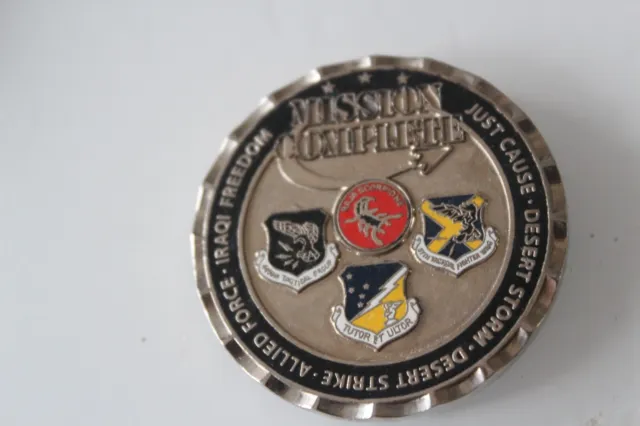 USAF Air Force Mission Complite Challenge Coin