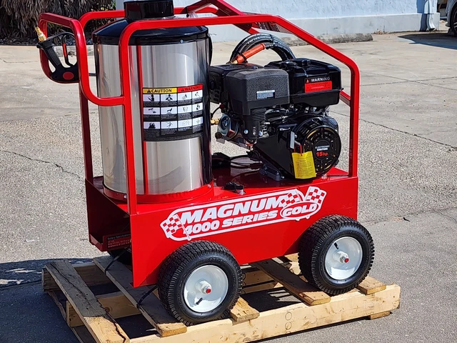 NEW - 2022 Easy-Kleen Magnum 4000 Series Hot Water Pressure Washer Diesel Burner