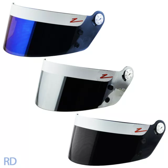 ZAMP Z15 FSA-3 Shield - Blue Chrome / Silver Mirror / Dark Smoke - Helmet Visor