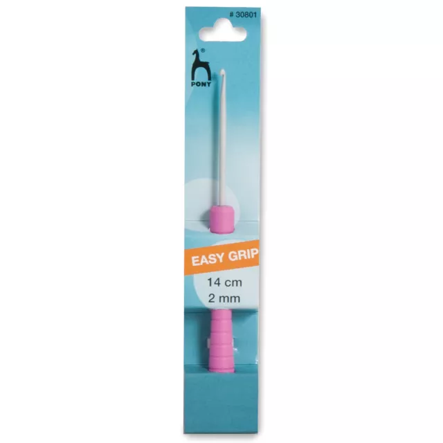 Gancho de ganchillo: fácil agarre: 2,00 mm: 14 cm de largo - P30801 - CORREO GRATUITO
