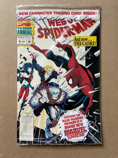 Web Of Spider-Man Annual # 9 Vf+ Sealed  1St Cadre Marvel Comics 1993