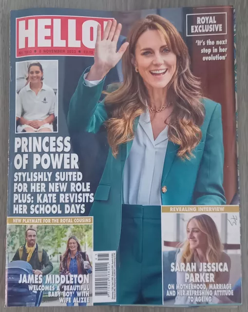 Hello Magazine. No 1813. 06 November 2023. Katherine / Kate. Royal articles.