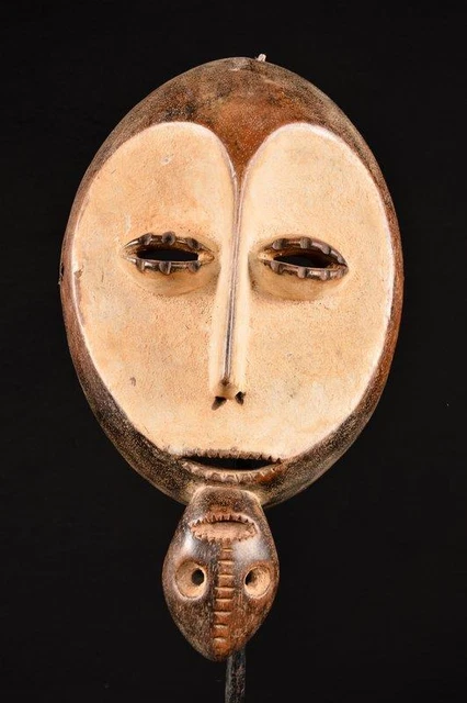 20709 African Old Lega Mask / Mask Dr Congo