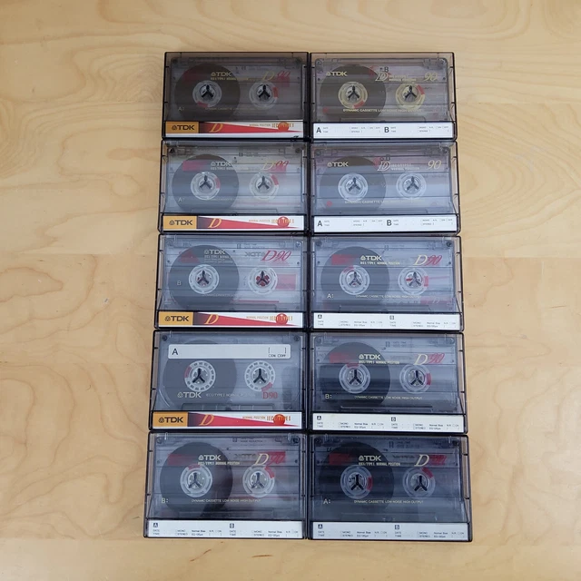 TDK D90 Cassette Tape 3D Model $29 - .3ds .blend .c4d .fbx .max .ma - Foto 9