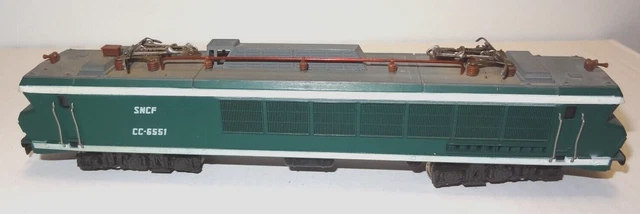ECH Ho JOUEF CC 6551 MAURIENNE SNCF ALIMENTEE PAR PANTOS