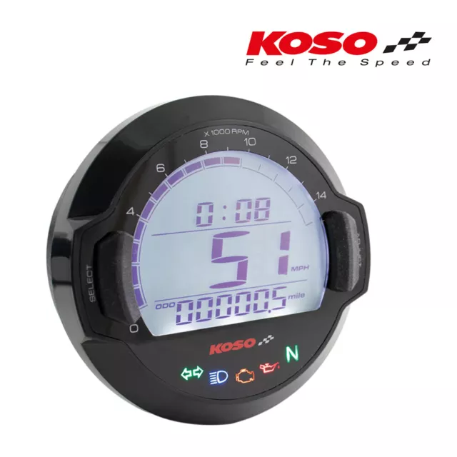 Strumentazione / Contakm [Koso] Dl-03Sr Lcd Universale Per Moto - Cod.bb642W20