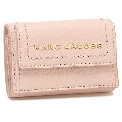 [Marc Jacobs] Outlet Tri-Fold Wallet The Groove Mini Wallet Pink Women's