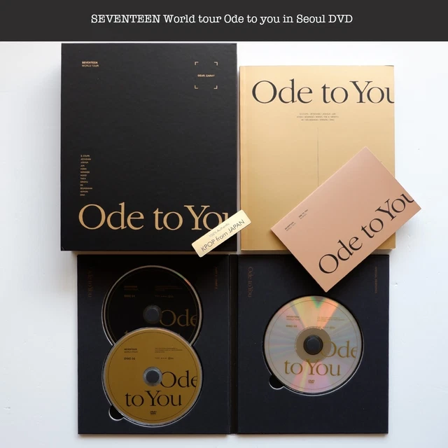 SEVENTEEN 'ODE TO You' In Japan DVD QG $179.57 - PicClick CA