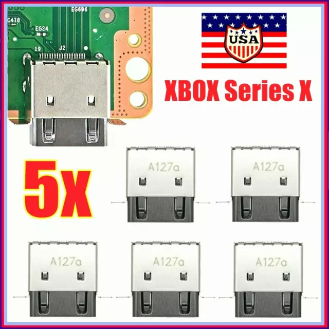 5X OEM 2.1 HDMI Charging Port Dock Socket Connector FOR MICROSOFT XBOX SERIES X