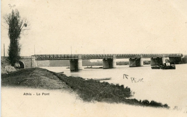 *27378 cpa Athis Mons - le Pont