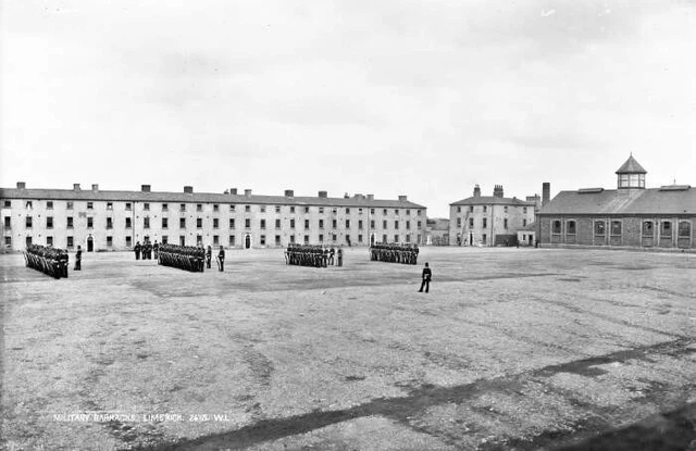 MILITARY BARRACKS, LIMERICK City, Co. Limerick Ireland c1900 OLD PHOTO ...