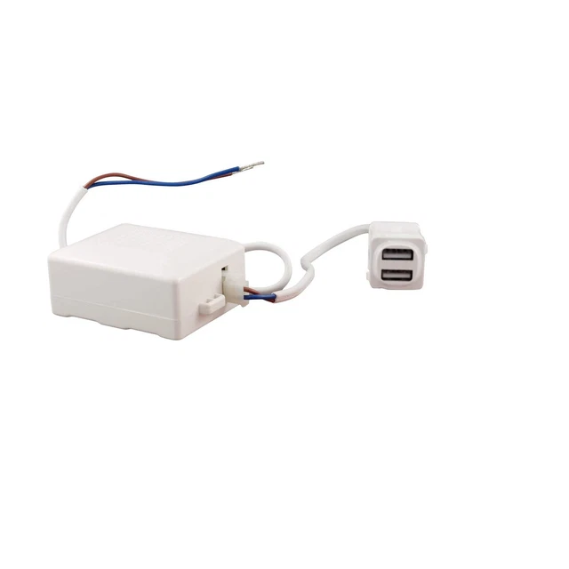 MECHANISM DUAL USB Remote Transformer 240V ac Input, 5V 2 x 3.1 A Total ...