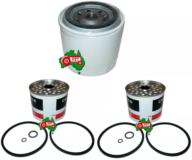 Fuel Oil Filter Kit Fits For David Brown Tractor 1190 1290 1390 1490 1690 etc