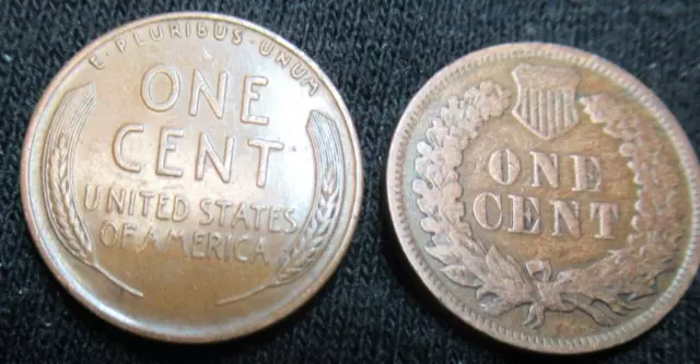 Wheat Penny Indian Head  Penny Roll From Estate Auction Collection