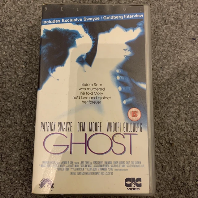 GHOST VHS PATRICK Swayze Demi Moore Video Tape 1.26 PicClick GHOST VHS PATRICK Swayze Demi Moore Video Tape 1.26 PicClick