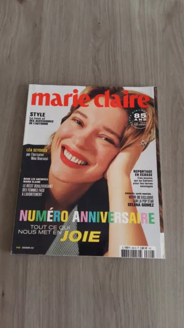 MARIE CLAIRE n°842 nov. 2022  Numéro anniversaire: 85 ans/ Léa Seydoux/ Ecosse 2
