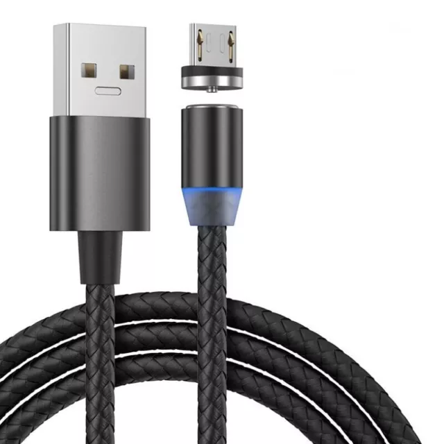 Cable micro-USB Magnétique nylon